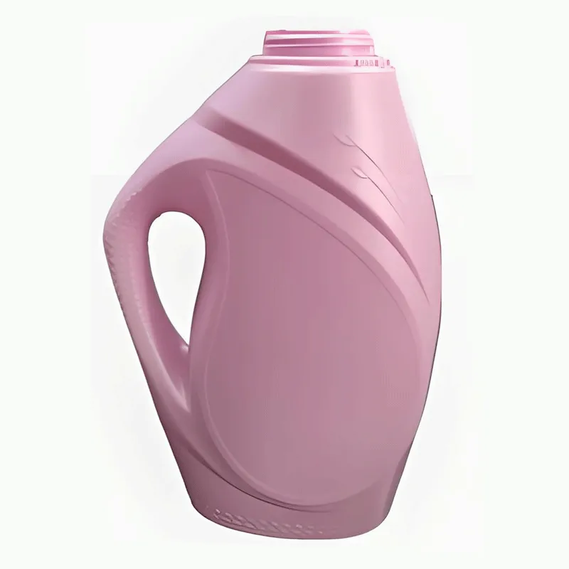 A large pink plastic jug with a handle and a screw-off lid.