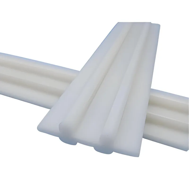 A stack of white soap bars arranged in a crossed manner.