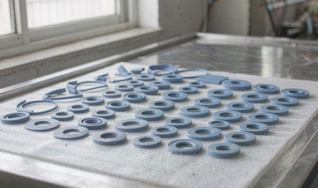 Fluorosilicone (FVMQ) moulded rubber parts
