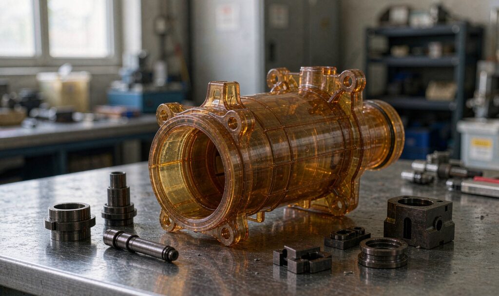 PPS & PEEK injection moulded parts