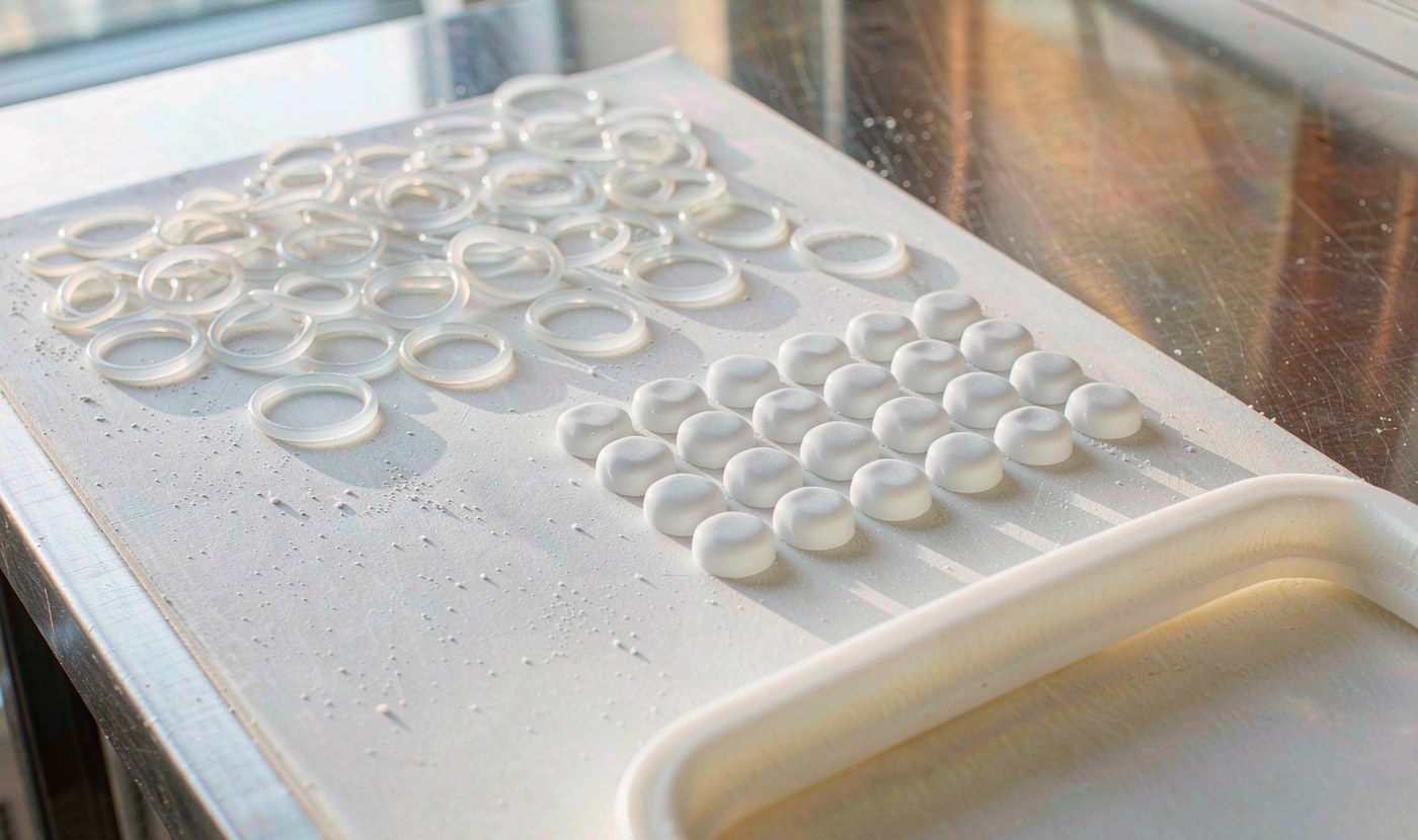 Silicone (VMQ) moulded rubber parts